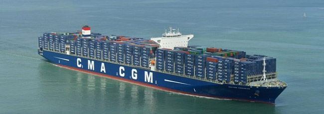 Cma cgm containerschip